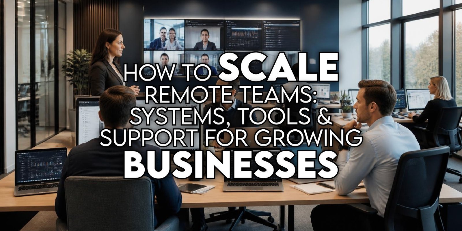 How to Scale Remote Teams: Systems, Tools and Support for Growing Businesses
