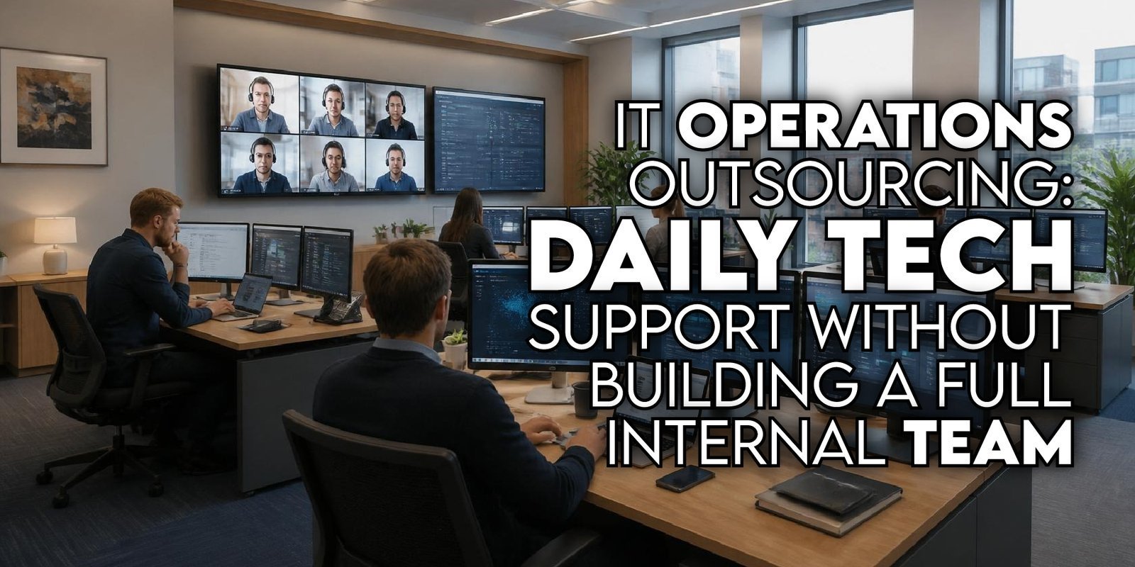 IT Operations Outsourcing: Daily Tech Support Without Building a Full Internal Team