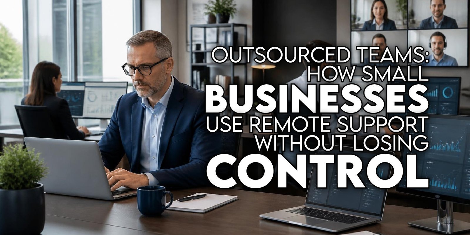 Outsourced Teams: How Small Businesses Use Remote Support Without Losing Control