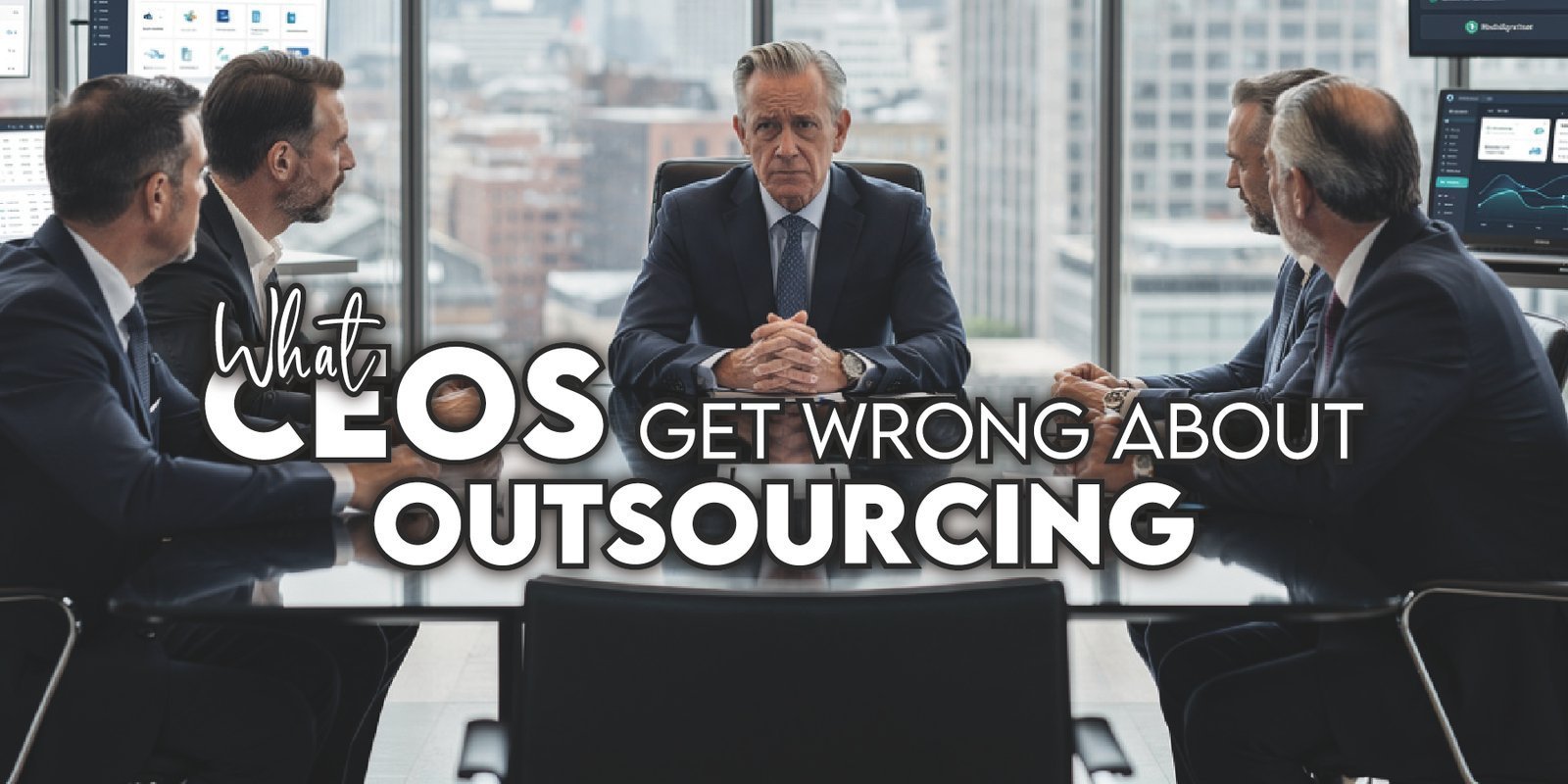 What CEOs Get Wrong About Outsourcing